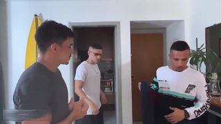 Drinking milk from my straight friend. - Part I - 2 image