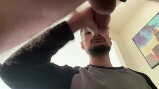 eating my friends cum