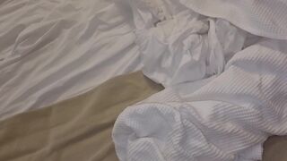 | MY SISTER'S FRIEND COMES HOME - I SHOW HIM HOW I CUM WITH MY BIG COCK