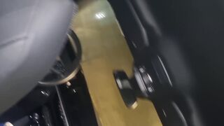 AMATEUR IN PUBLIC | CUMSHOT IN PUBLIC PARKING LOT FOR VOYEUR - WITH CUMSHOT IN THE CAR