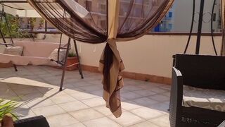 IN PUBLIC | WITH CUMSHOT ON THE TERRACE - 11 image