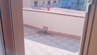 IN PUBLIC | WITH CUMSHOT ON THE TERRACE - 2 image