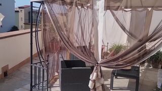 IN PUBLIC | WITH CUMSHOT ON THE TERRACE - 3 image