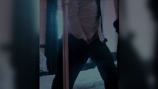 AMATEUR | CUMSHOT ON VIDEO CALL - ON THE MIRROR - 2 image