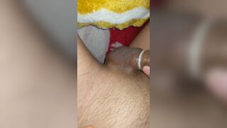 Fuck with a mini bust fake pussy - 10 image