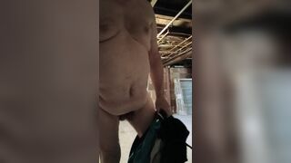 DaddyTom jerks off in the basement