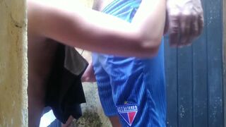 My Neighbor Fell for My Chat and After Football He Let Me Put a Little in His Ass Before He Entered the House