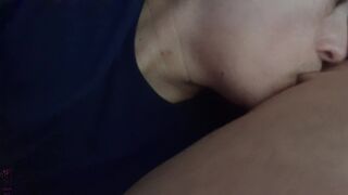 Latino Boy Milks the Cock & Titties of Older Daddy