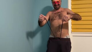 Earl dances beautifully and cums beautifully in the end