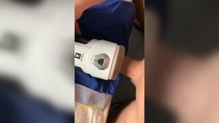 Mature with masturbator