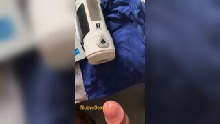 Mature with masturbator