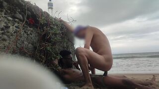 CRUISING ON THE BEACH WITH STRANGER