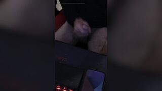 BWC just watching a video of his beautiful black queen riding his dick