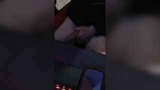 BWC just watching a video of his beautiful black queen riding his dick