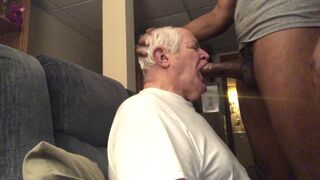 Grandpa deepthroat bbc