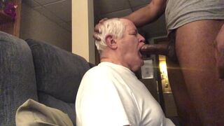 Grandpa deepthroat bbc