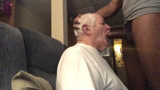Grandpa deepthroat bbc