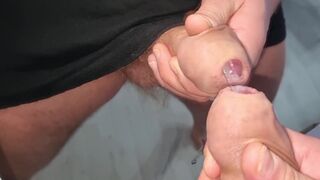 AND SEXY | CUMSHOT IN THE MIRROR - SEXY ITALIAN GUY WANKS AND CUMS VERY HARD - 13 image