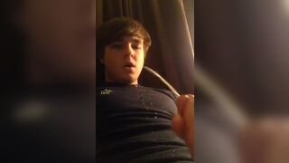 Straight guy cume a lot - 1 image