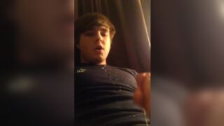Straight guy cume a lot - 8 image