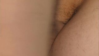 Hard sex on the swing in the garden