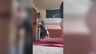 Sissyboy takes massive horsecock