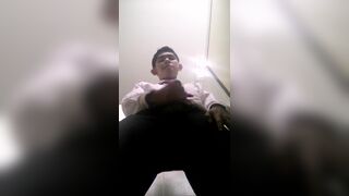 Thai College Student masturbate until cum at college toilet - 13 image