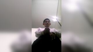Thai College Student masturbate until cum at college toilet - 2 image
