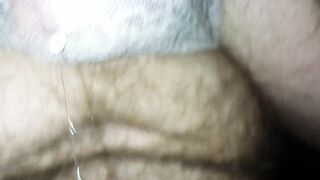 Sexypantyman screwing myself in pussy ass with best toynut driverpouring precum all over panties