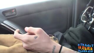 Straight thug Sean Johansen masturbates outdoor and cums - 10 image