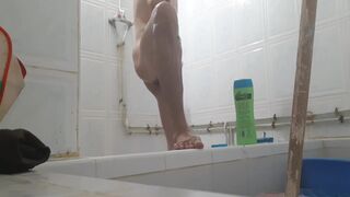 sexy man taking a shower - 9 image