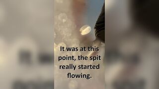 A little too much fag spit in this sloppy head session