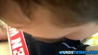 Twinks Krist Cummings and Phillip Ashton blow dicks and cum