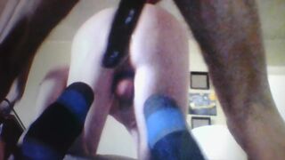 Ouch Giant Long Thick Cock stretching my hole - 5 image