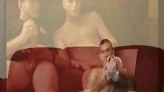 Men masturbate together