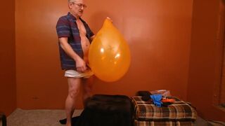 74) Balloon Inflate, Jerk, Cum, POP! - Balloonbanger - 9 image