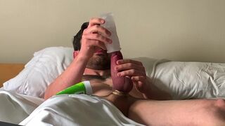 Jerk off with three cock rings (camera 2) [remastered] - 7 image