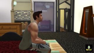 SimsLust - Dads Gay friend let me stay the night and Bred me real good - 3 image