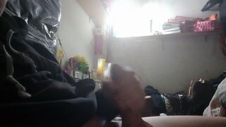 Latino XXX boy is shown before a camera for porn hub and this sexy is about to throw semen po