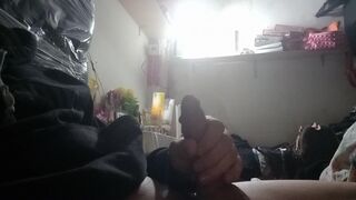 Latino Papi is shown before a camera for porn hub and is sexy about to throw semen pov oh