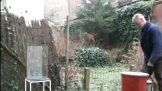 great guy in waders, rubber boots, mud and overall