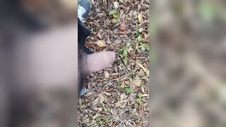 Wanking naked in the wild - 4 image