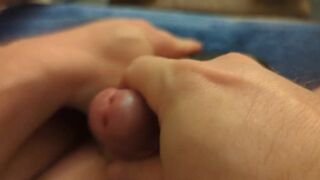 ED Tiny Innie cock grows and cums with ring and toy - 9 image