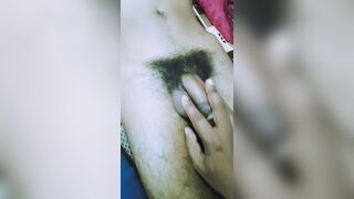 First time Desi teen boy massage and cum tribute ????