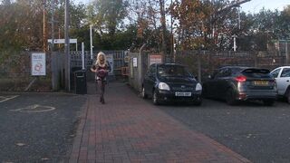 Flashing at the station