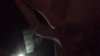 Walking Around the Neighbors Late at Night with a Naked Erection While Squirting 210624-1