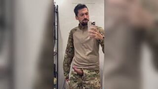 horny military jerking off - 13 image