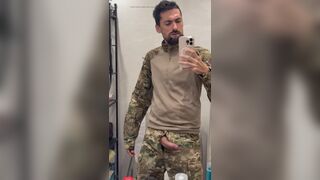 horny military jerking off - 15 image