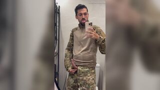 horny military jerking off - 9 image