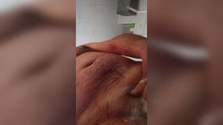 Master Daddy Cums in the Bathroom Again